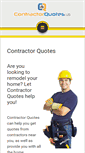 Mobile Screenshot of contractorquotes.us
